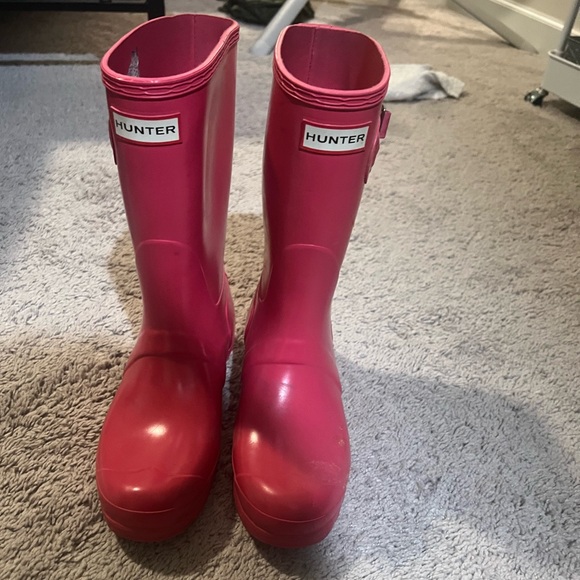 Hunter pink rain Boots - Picture 1 of 1